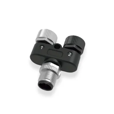 M12 5Pin Male /2M12 5Pin Female, Y-connector, 644481