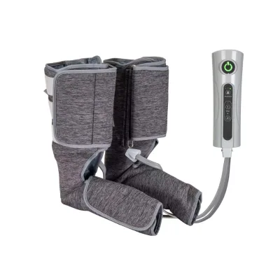 Gray Calf Massager with air Compression Heat