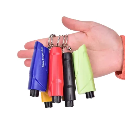 2024 New Year Mini Car Safety Hammer Window Breaker Kit Life-Saving Seat Belt Cutter Emergency Glass Breaker Tool Kit