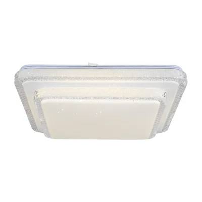 Modern AC220v Acrylic Ceiling Light 120W Three Color Dimming Surface Mounted Square Lamp Livingroom&Bedroom Fashionable Lighting