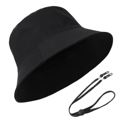 Wholesale Sun protection Bucket Hats with Detachable String Accept Custom Embroidery Printed logo