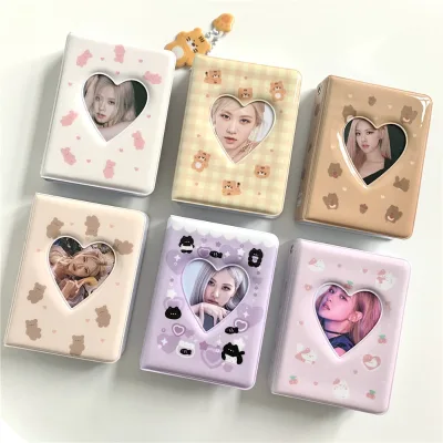 Cute Bear Mini Photo Album 3" Card Collect Card Holder Photo Albums Photo Cards Collect Book
