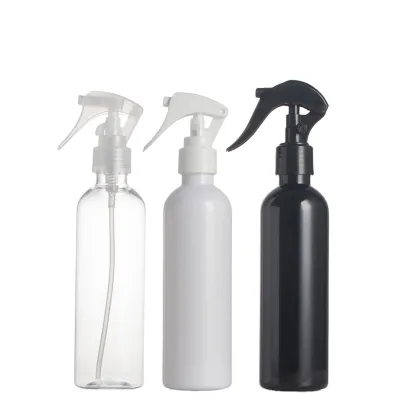 100ml 120ml 150ml 200ml 250ml 300ml PET White Black Hair Salon Cleaning Fine Trigger Spray Bottle