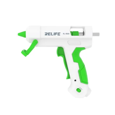 Relife RL-062E Multi-functional Hot Glue Gun Heat-Resistant Nozzle Rapid Heating Instant Glue Melting One-Button Switch