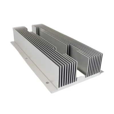 Custom Big Rectangular U Channel Aluminum Extrusion Profile Heat Sink High Power Radiator