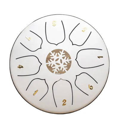 5 Inches 8 Tone Steel Hollow Drum/ Steel Tongue Drum (with All Parts)