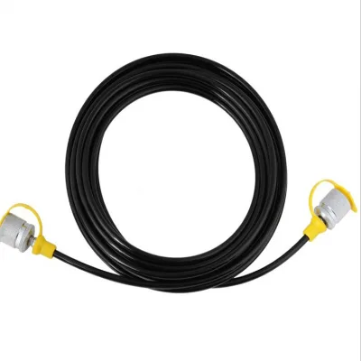 Custom Rubber Hose with Quick Connect Fittings Flexible Hose Assembly Metal Quick Couplers for Pump Machinery