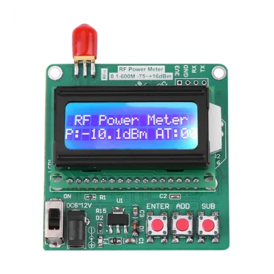 LCD Digital Wattmeter Volt Watt Power Ammeter Voltmeter RF Power Meter New