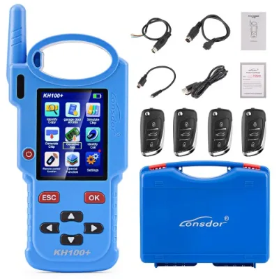 2026 Original Blue Lonsdor KH100+ Remote Maker Key Programmer Manufactory Update Online Supports Indian TATA Mahindra Maruti