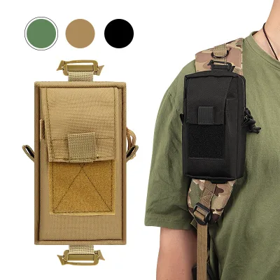 Outdoor Classic Tactical Security Shoulder Strap Multifunctional Sports Waist Bag Hunting Mobile Phone Universal Fit Oxford