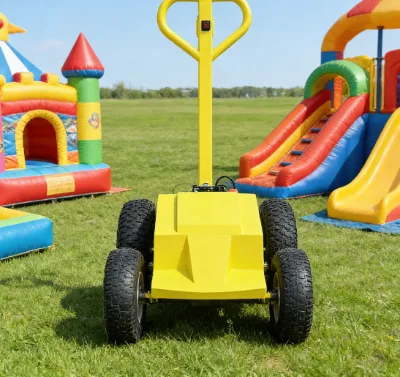 Wholesale Price Customized 400KG 4 Wheels Bouncy Castle Roller for Indoor Amusement Park for Adult