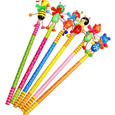 Promotion Gifts Kids Cartoon Pencil Wooden Pencil for Kids