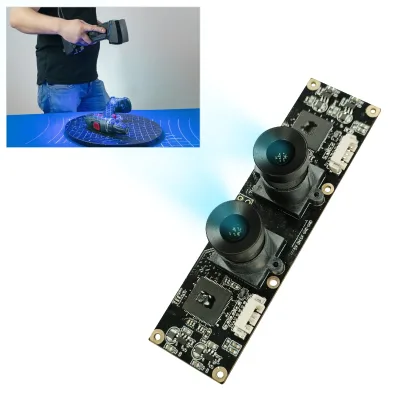 Color 4K Stereo 8-Megapixel IMX415 High-Precision 3D Scanner USB Camera Module with Overcurrent and Overvoltage Protection