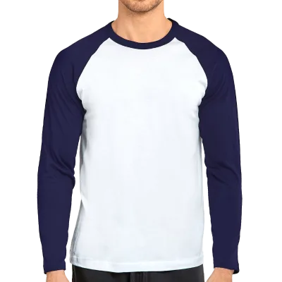 Premium Customizable Heavyweight Raglan Sleeve Drop Shoulder T-Shirts Regular Fit Long Sleeve Tee for Wholesale & Bulk Orders