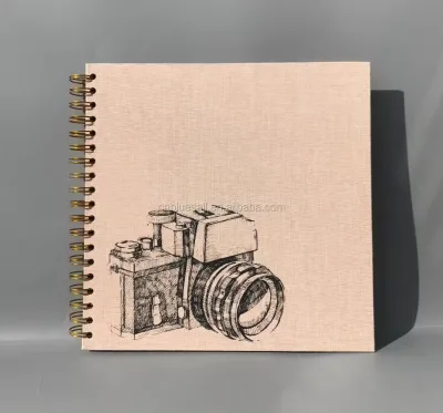 Scrapbook, Linen Wrapped Scrapbook, 10x10" DIY Photo Album