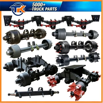 Heavy Duty Steel Truck Axle 20tons 16tons 13t German Technology New Condition Trailer Parts for Semi-Trailer Trucks FUWA BPW