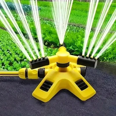 360 Degree Automatic Rotating Sprinklers Garden Lawn Sprinkler Yard Large Area Coverage Watering Irrigation Sprayer System