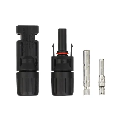 Waterproof DC PV Plug Pin Socket Solar Cable Connector DC 1000V/1500V MD Connector for Pm System Panel Connector IP67 Mated 30A