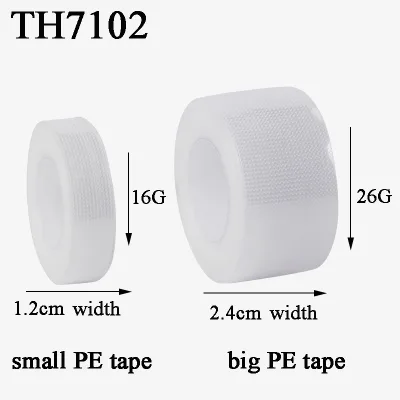 Hot Selling for Permanent Makeup Wide Plastic Transparent Hypoallergenic Tape for Eyelash Lash Extension Adhesive PE Tape