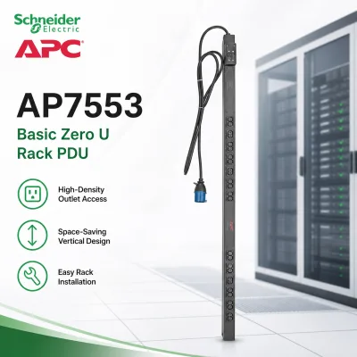 APC PDU AP7553 Rack Mount Basic Zero U 32A 230V 20 C13 & 4 C19 IEC 309 32A 2P+E Philippines