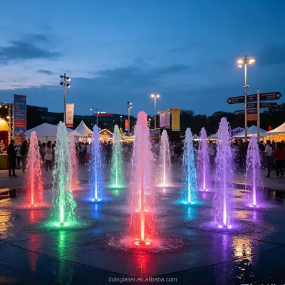 Onestop Solution Dry Deck Fountain No Standing Water Interactive Spray for Mall Plaza Children