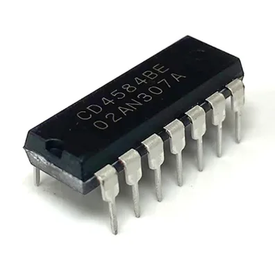 CD4584BE Hexagonal Schmitt Trigger Chip, Brand New DIP16 Straight Plug