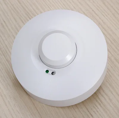 110-130V Round Ceiling Mounting Microwave Motion Sensor Auto Control Light Switch