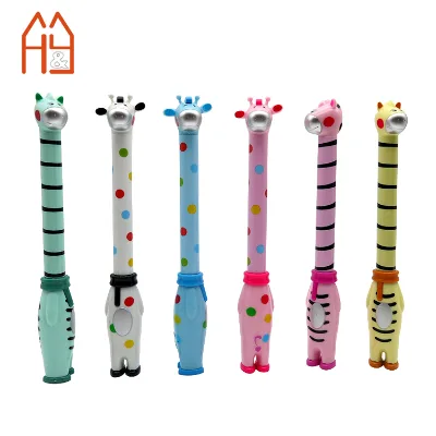 Creative Promotion Ball Pen Giraffe Dinosaur Zebra Funny 3D Animal Pens for Kids