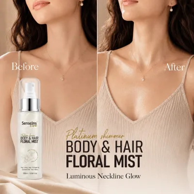 No Alcohol Shimmer Body Mist Manufacturer Wholesale 100Ml Refreshing Floral Body Hair Perfumes Spray With Custom Logo