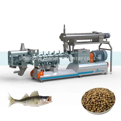New and Used Fish and Shrimp Feed Extruder Machine Home Use Production Line with Pump for Pellet Making
