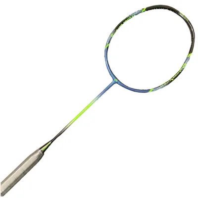 Wholesale Complete Set Carbon Fiber Badminton Racket Sporting Racket with 28-30 Lbs