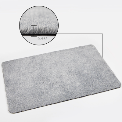 White Carpets and Rugs Customised Sizes and Colors Rugs White Light Gray Carpet Padding for Living Room