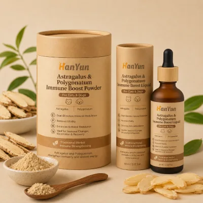 Astragalus Polygonatum Pet Immune Boost Supplement Powder Liquid Antioxidant Defense Wellness Vitality Dogs Cats