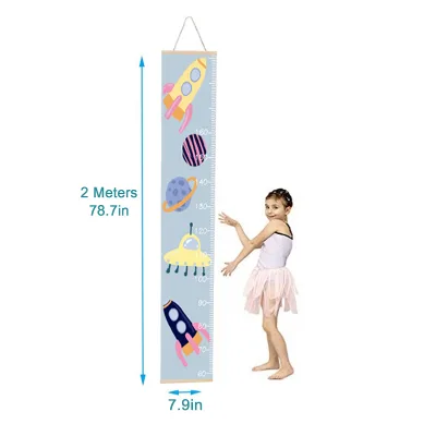 Giraffe Wall Height Chart by Tallkidsroom 1st Birthday Gift Educational Ink Drawing for Children's Room