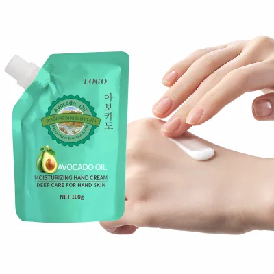 Refreshing and Non-greasy Improves Dryness Roughness Moisturizing Smooth Hand Skin Custom Avocado Scented Hand Cream Set