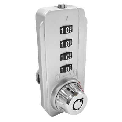 Anti-Theft 4-Digit Password Lock with Emergency Key Modern Design for School & Gym Use ABA Locks