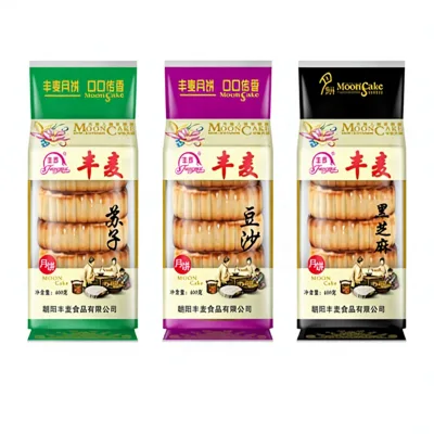 Traditional Chinese Pastry Fengmai CheeseCake with Nut Flavor Filling 400g*18/bags 9-12 Months Shelf Life