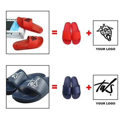 Factory Wholesale Winter Men's Black Rubber Sole Slippers Waterproof Anti-Slip Customizable Indoor Outdoor Footwear