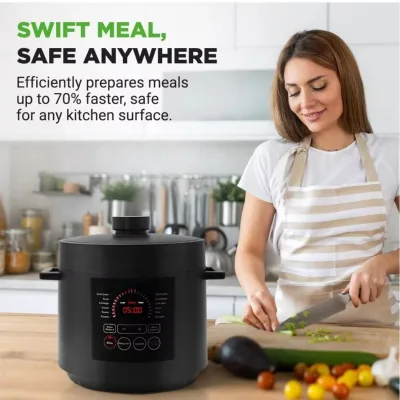 6 Qt 1000W Electric Household Electric 13 Programmable Pressure Cooker Aluminum Alloy Inner Pot Multi Cooker
