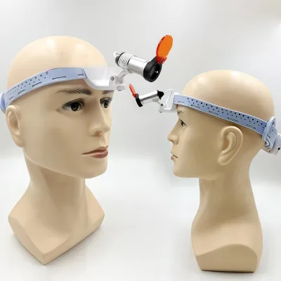 Dental 5W LED Portable Wireless Headlamp Round-Visit ENT Oral Outpatient Examination Lighting Medical