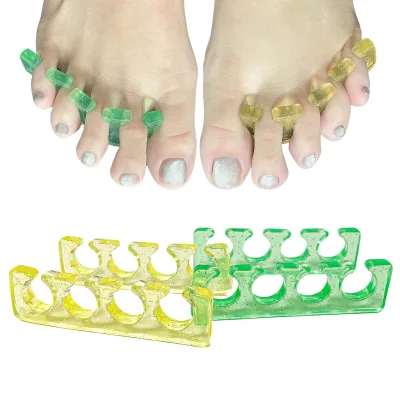 Silicone Toe Separator for Manicure Nail Toe Stretcher Finger Divider Safe Comfortable Prevent Bunion Super Stretchy