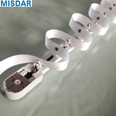 Auto Folding Machine Curtain Rail Ripplefold Curtain Rail System Wave Curtain Round Drape Rod