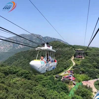 Outdoor Aerial Tramway Cable Cars Ropeway With Middle Station Chairlift for Resorts-Manufacturer Direct