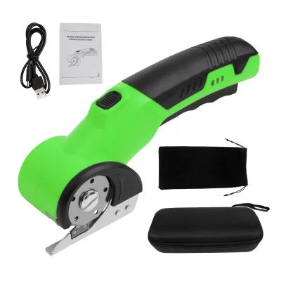 3.6v Cordless Electric Scissors Rotary Cutter Handheld Leather Tailor Electric Fabric Cutting Shears Electric Scissors