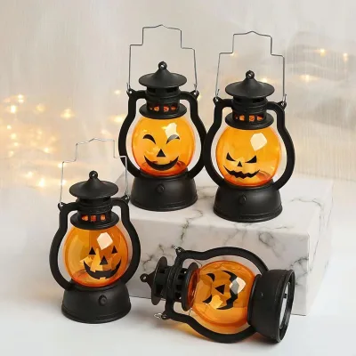 Halloween Decorative Ornaments Pumpkin Lantern Children's Oil Lantern Holiday Halloween Decorations