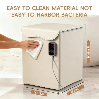 Auto Shut Off Towel Warmer Bucket Foldable Portable Heating Bucket for Bathroom Accessories ETL Certified Fast Heat
