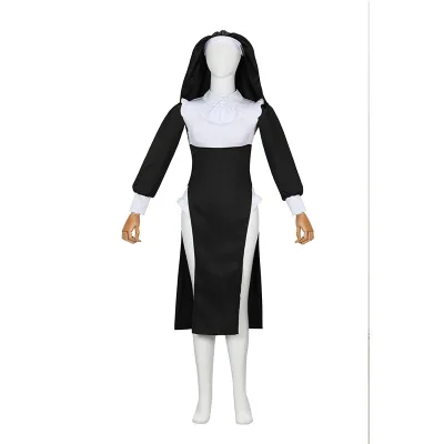 High Quality Adult Nun Costume Traditional Nun Outfit for Women Sexy Halloween Costumes Costume Halloween