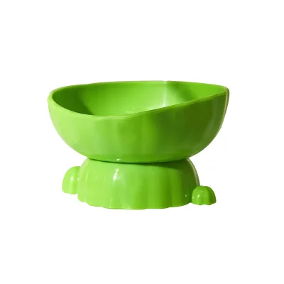 Cactus Style Anti Rollover Cat Water Fountain Bowl Elevated Bowl Cat Feeding Bowl