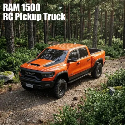 Primal RC RAM 1500 1/8 4WD Trail Truck Radio Control Brushless RC Rock Crawler RTR 4WD Remote Car Pickup Truck Metal