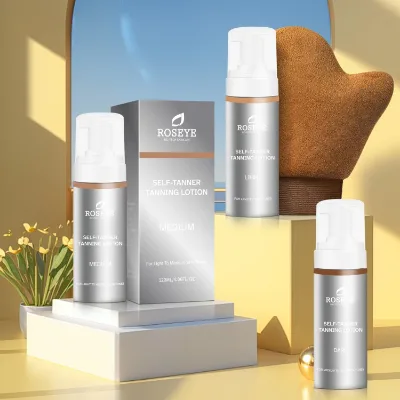 Organic Self Tanning Lotion 60-Minute Non-Irritating Sunscreen with Sunless Properties